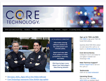 Tablet Screenshot of coretechcorp.com